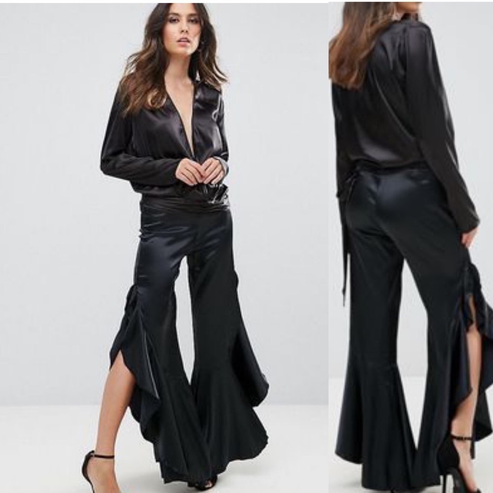 Lioness Flare Leg Pant Black XS